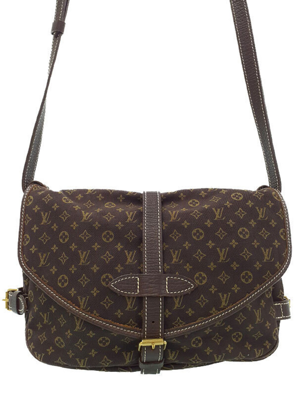Louis Vuitton Monogram Lin Saumur Shoulder Bag